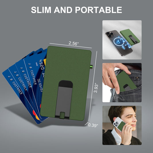 Minimalist Pop up Wallet with Money Clip, All Aluminum Slide Rfid Slim Card Holder-0