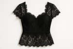 black lace top